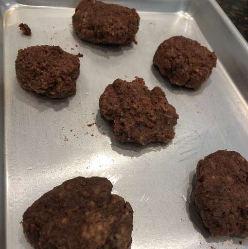 Eggless Chocolate Peanut Butter Cookies Recipe