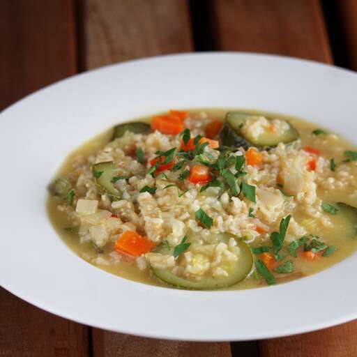 Brown Rice and Vegetable Risotto Recipe