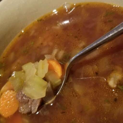 Beef and Wine Soup with Dumplings Recipe