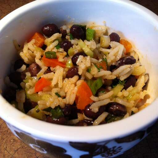Herbed Rice and Spicy Black Bean Salad Recipe