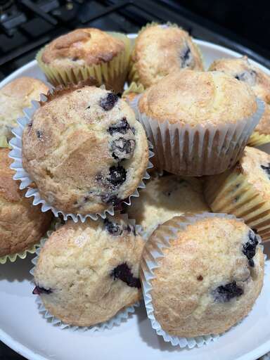 Grammy's Blueberry Cupcakes Recipe