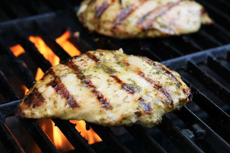 Juicy Grilled Chicken Breast with Cilantro and Lime Recipe