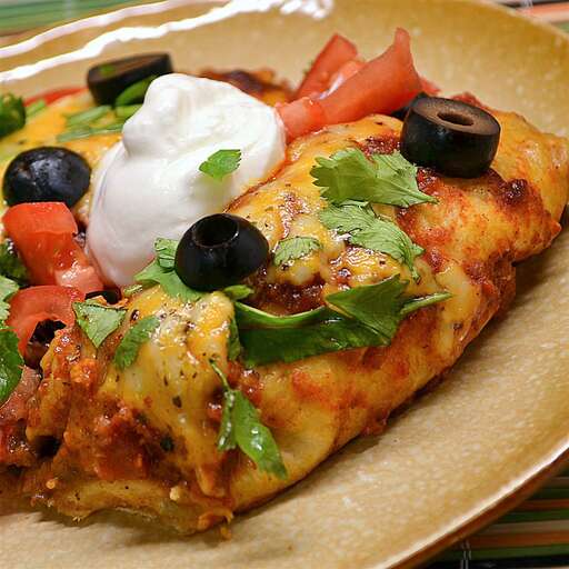 Beef Enchiladas with Spicy Red Sauce Recipe