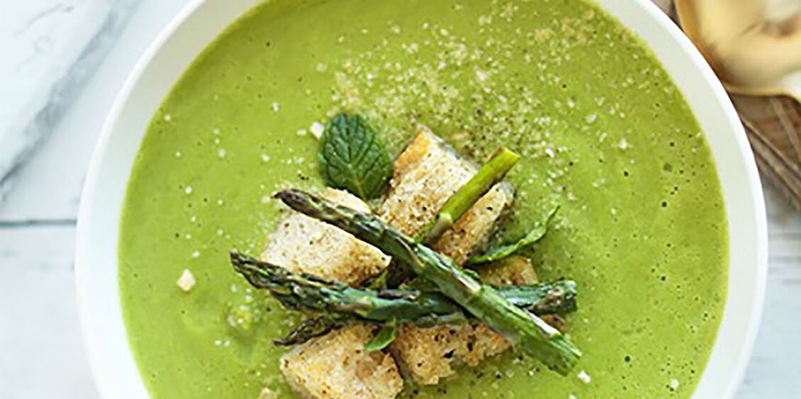 Creamy Asparagus and Pea Soup | Allrecipes