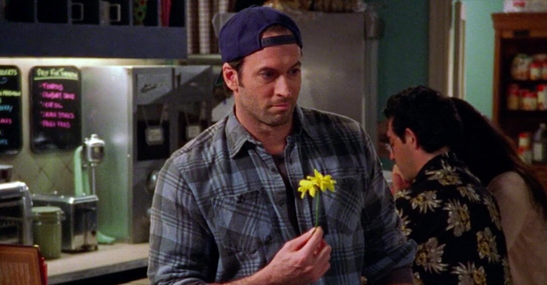 There's finally a picture of Luke from the new "Gilmore Girls" set and