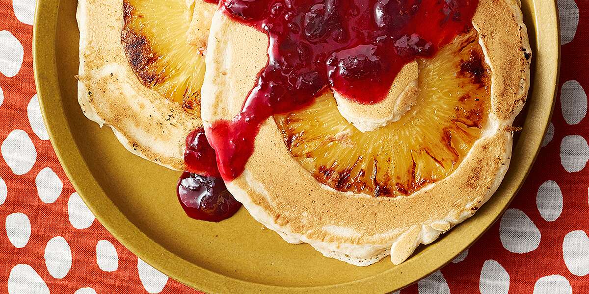 Pineapple Upside Down Pancakes Rachael Ray In Season