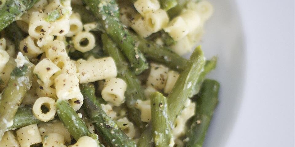 Creamy Macaroni with Asparagus Without the Cream Recipe | Allrecipes