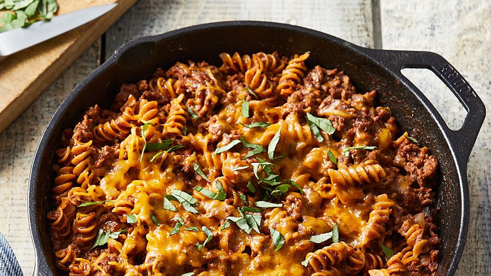 Ground Beef Pasta Skillet Recipe Eatingwell
