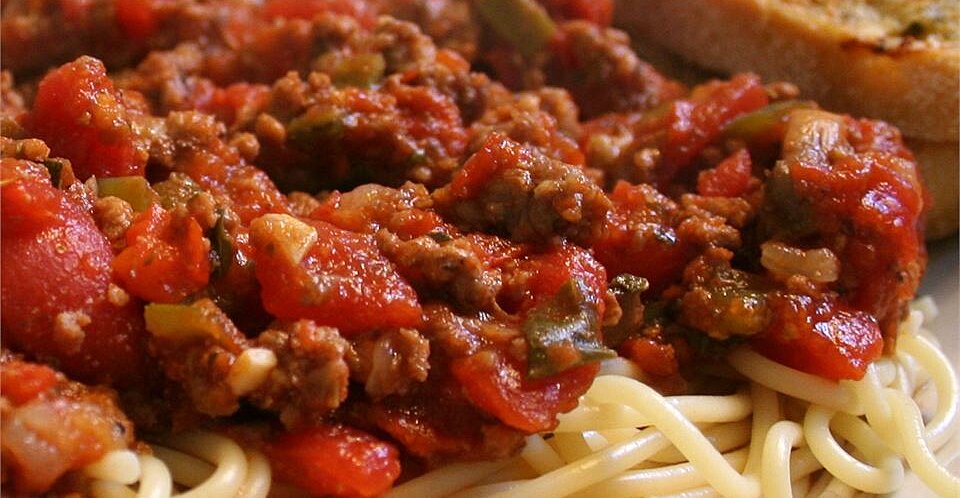 Lots O Veggies Sausage Spaghetti Sauce Recipe Allrecipes Com