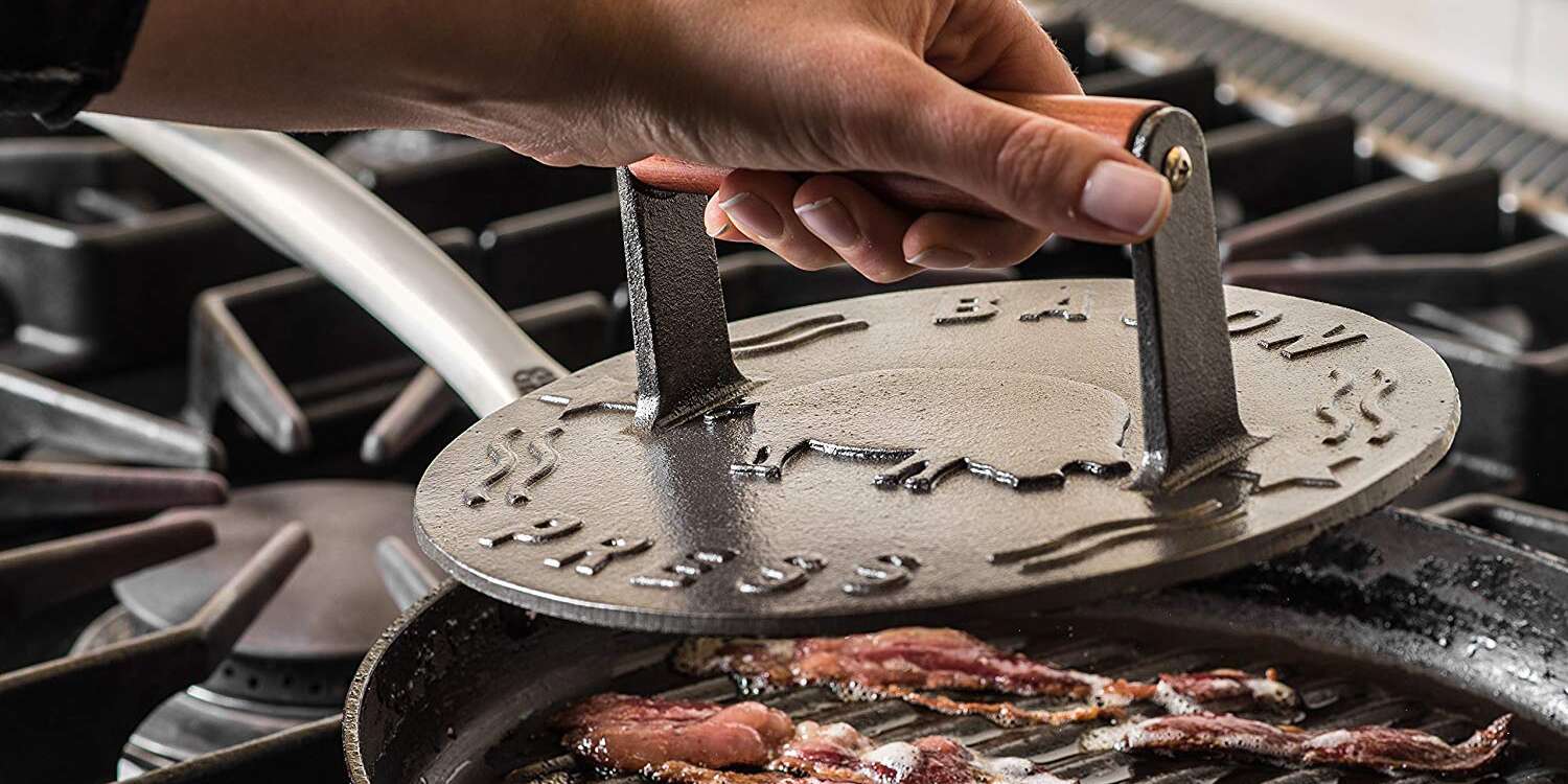 Cast Iron Barbecue Press Grill Accessories - China Cast Iron Meat Grill  Press and Grill Press with Handle price