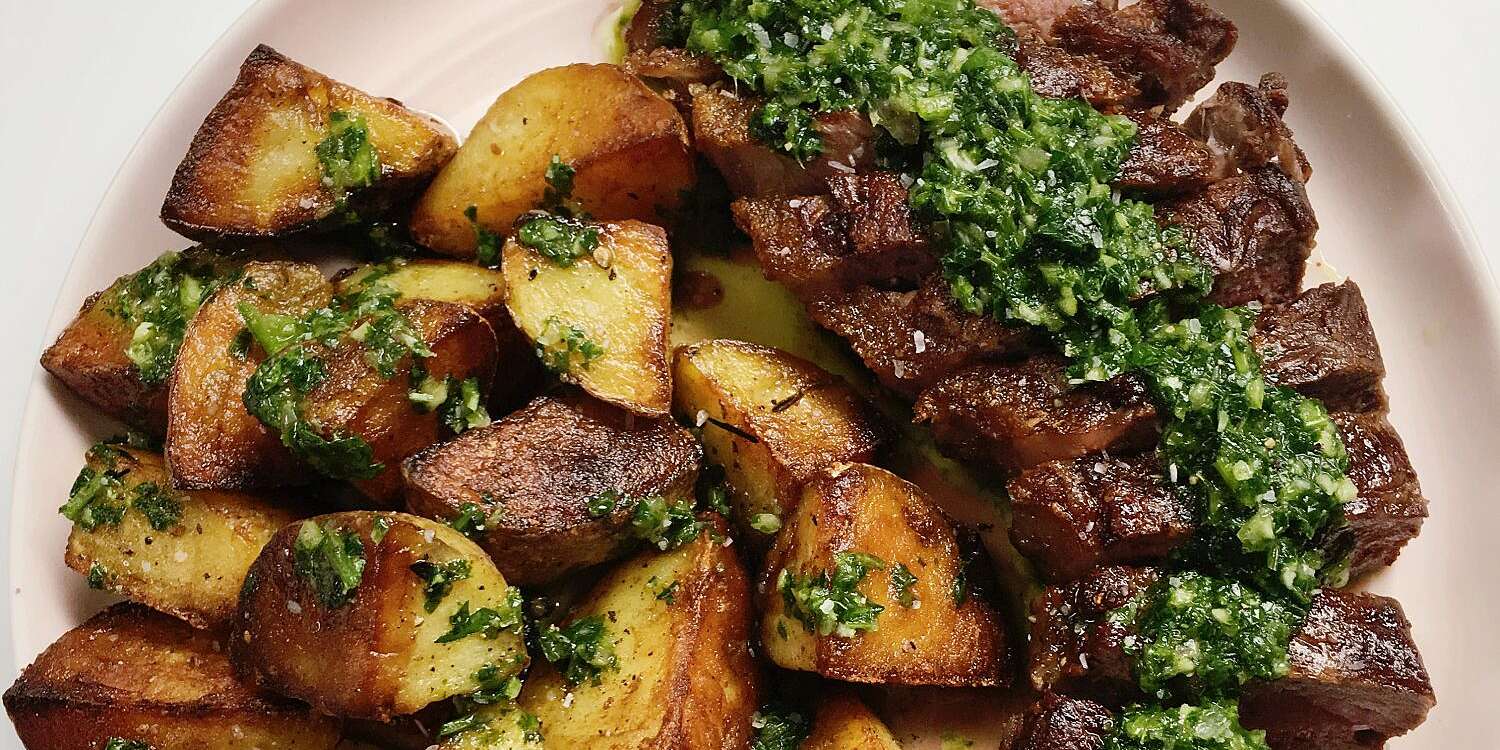 This Steak Dinner Is The Easiest Best Looking Meal Youll Cook All Week Myrecipes 