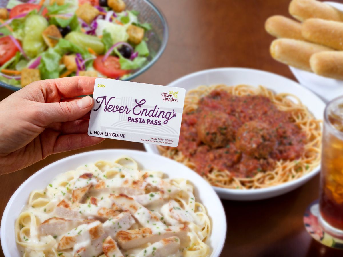 Olive Garden S Never Ending Pasta Pass When And How To Buy Your