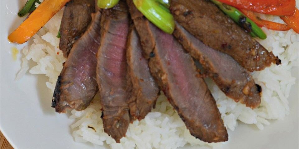 Asian Flair Flat Iron Steak Recipe | Allrecipes