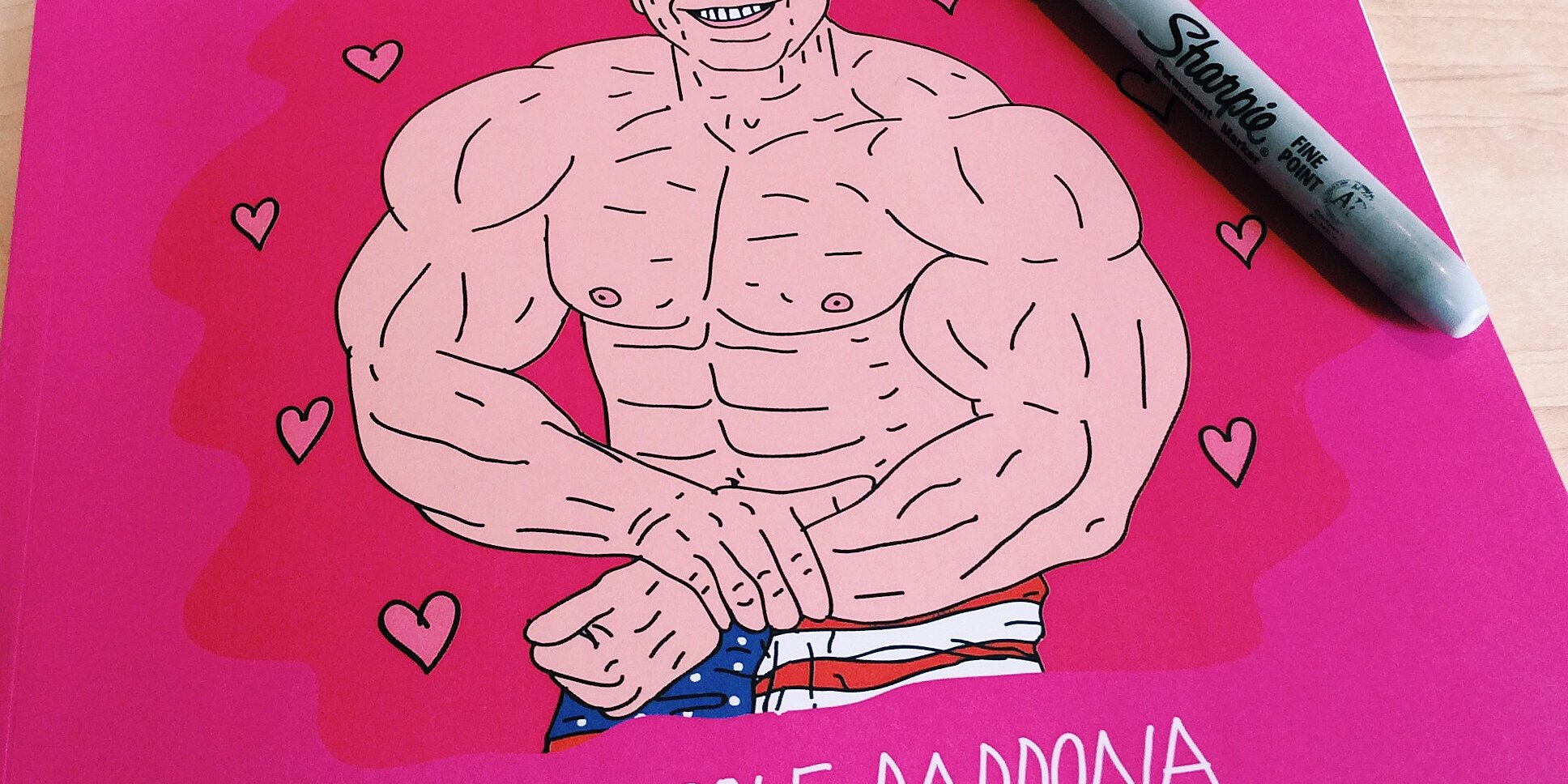 There is now a buff Bernie Sanders coloring book. Just FYI. | HelloGiggles