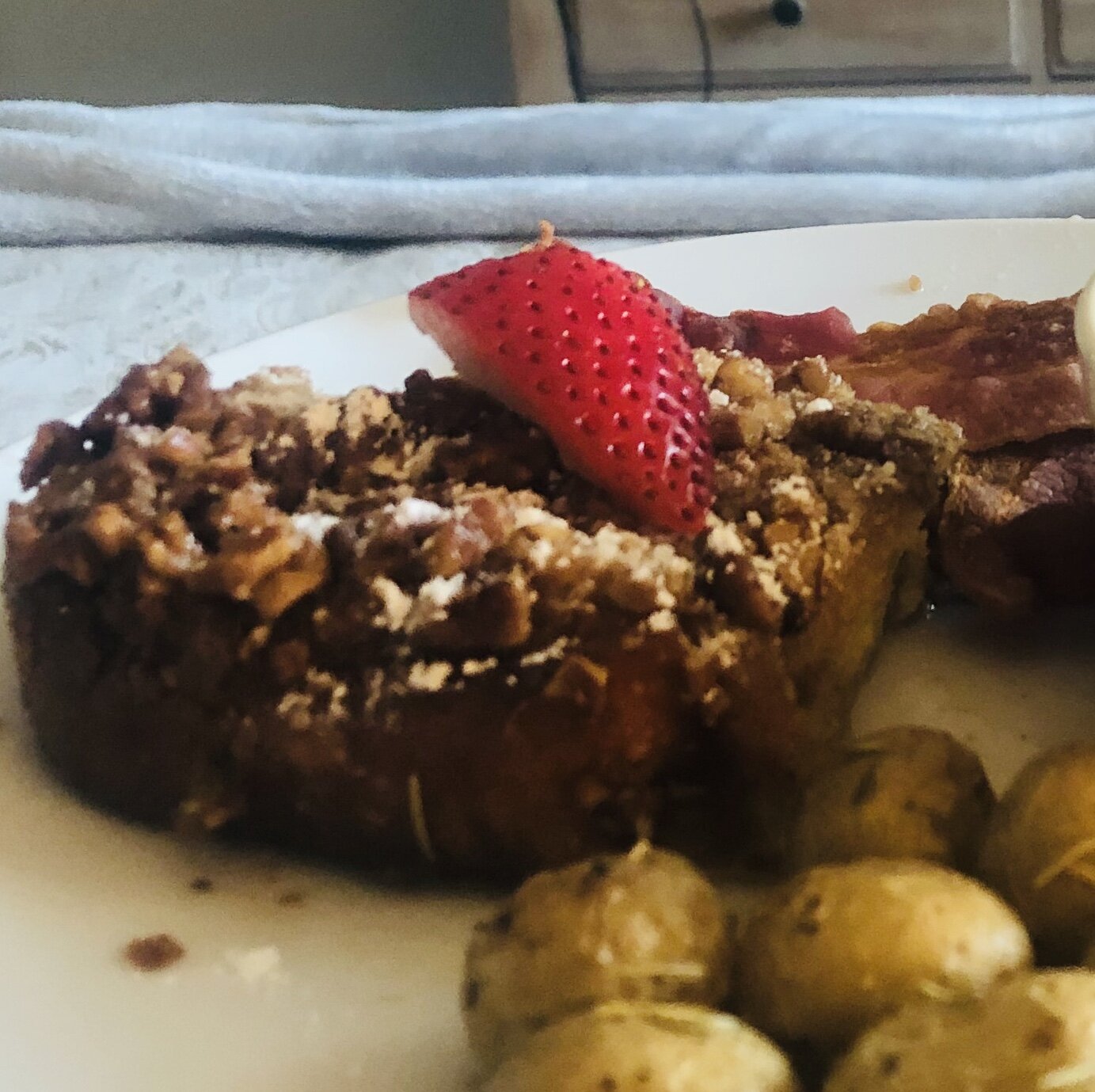 Baked Overnight French Toast Casserole with Praline Topping Recipe