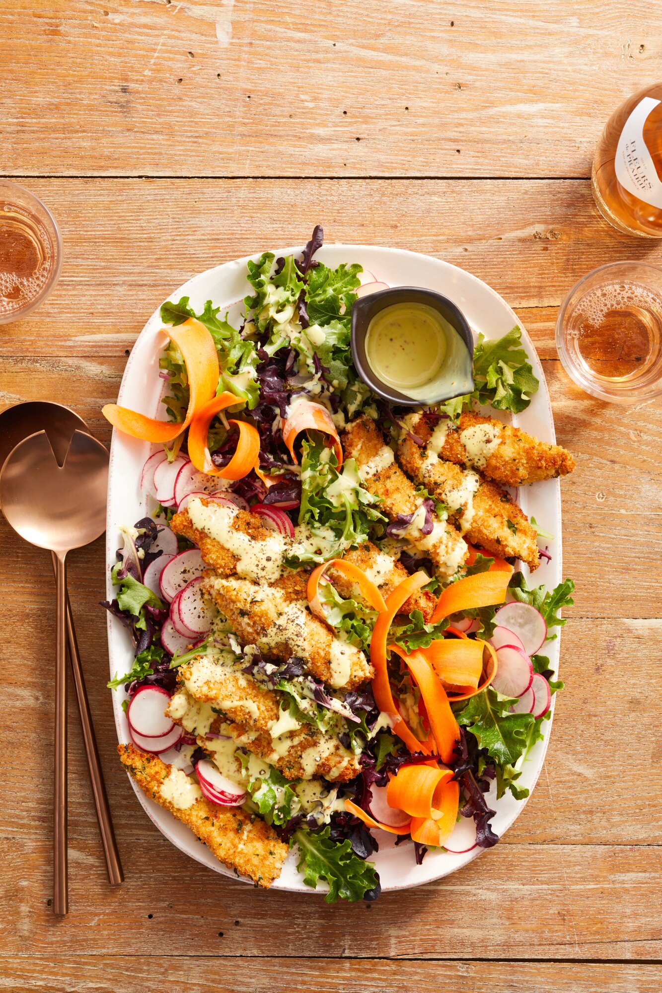 Crispy Chicken Salad with Yummy Honey Mustard Dressing | Allrecipes