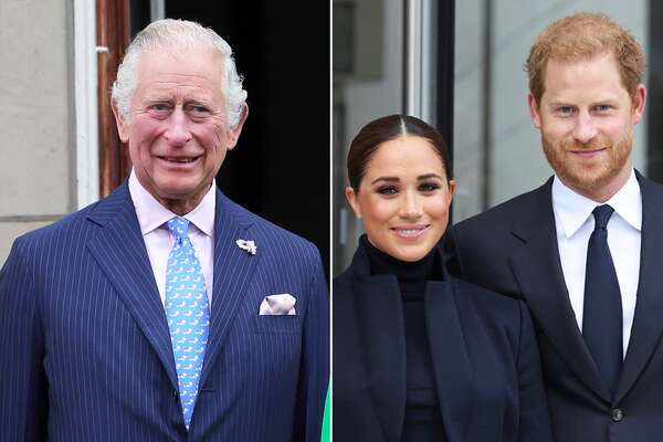 Meghan, Duchess of Sussex, and Prince Harry, Duke of Sussex,