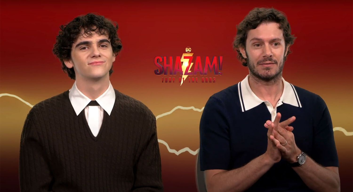 Adam Brody and Jack Dylan Grazer on swapping bodies in ‘Shazam! Fury of the Gods’
