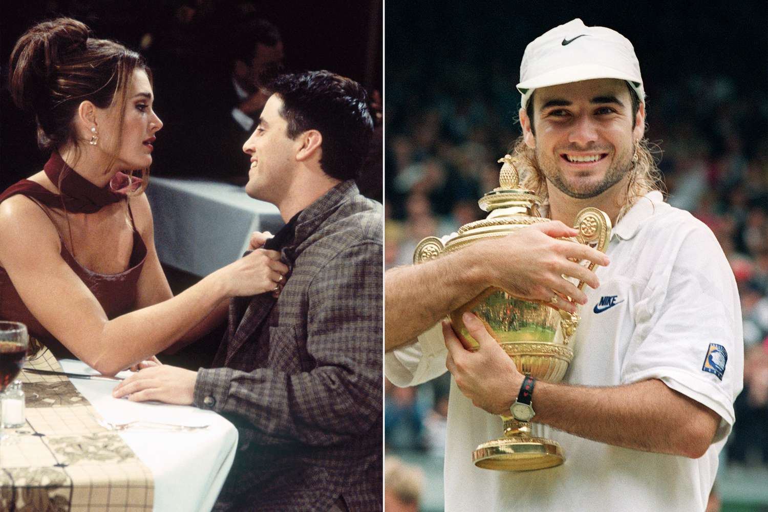 Brooke Shields recalls Andre Agassi breaking trophies over ‘Friends’ role