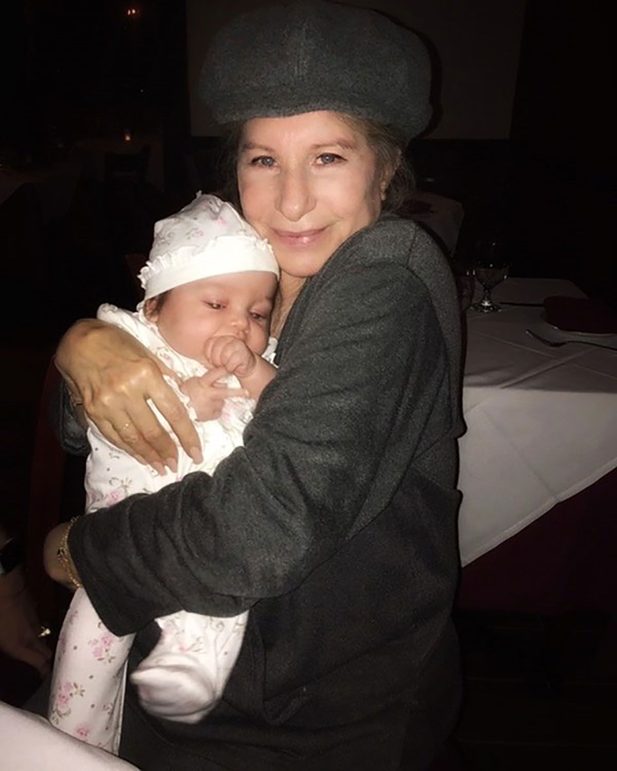 https://www.instagram.com/p/BtMThpiHtfU/ barbrastreisand Verified We were at a restaurant but the most delicious thing was my granddaughter Westlyn! 168w
