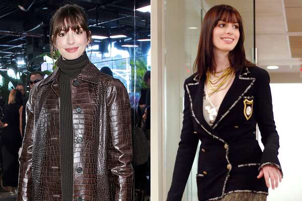 Anne Hathaway attends the Michael Kors Collection Spring/Summer 2023 Runway Show on September 14, 2022 in New York City