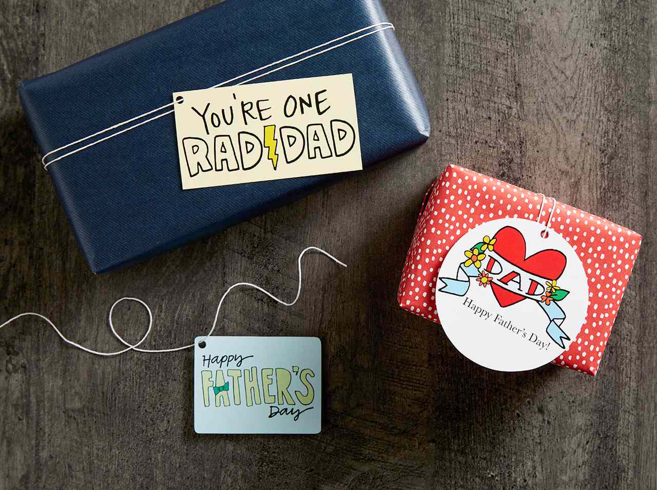 Super Dad Fathers Day Birthday Gift Set of 4 Coasters 