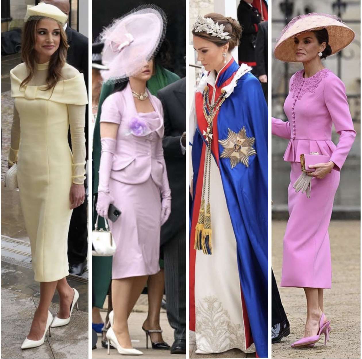 ¡Glamour real! Looks de las monarcas e invitadas a la coronación de Carlos III de Inglaterra