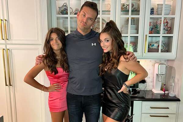 Matt Austin with his daughters