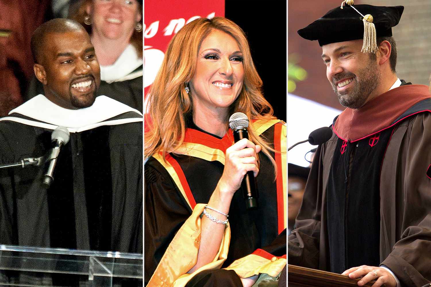 Céline Dion, Ben Affleck, and More Celebrities Who Have Received Honorary Doctorate Degrees - PEOPLE