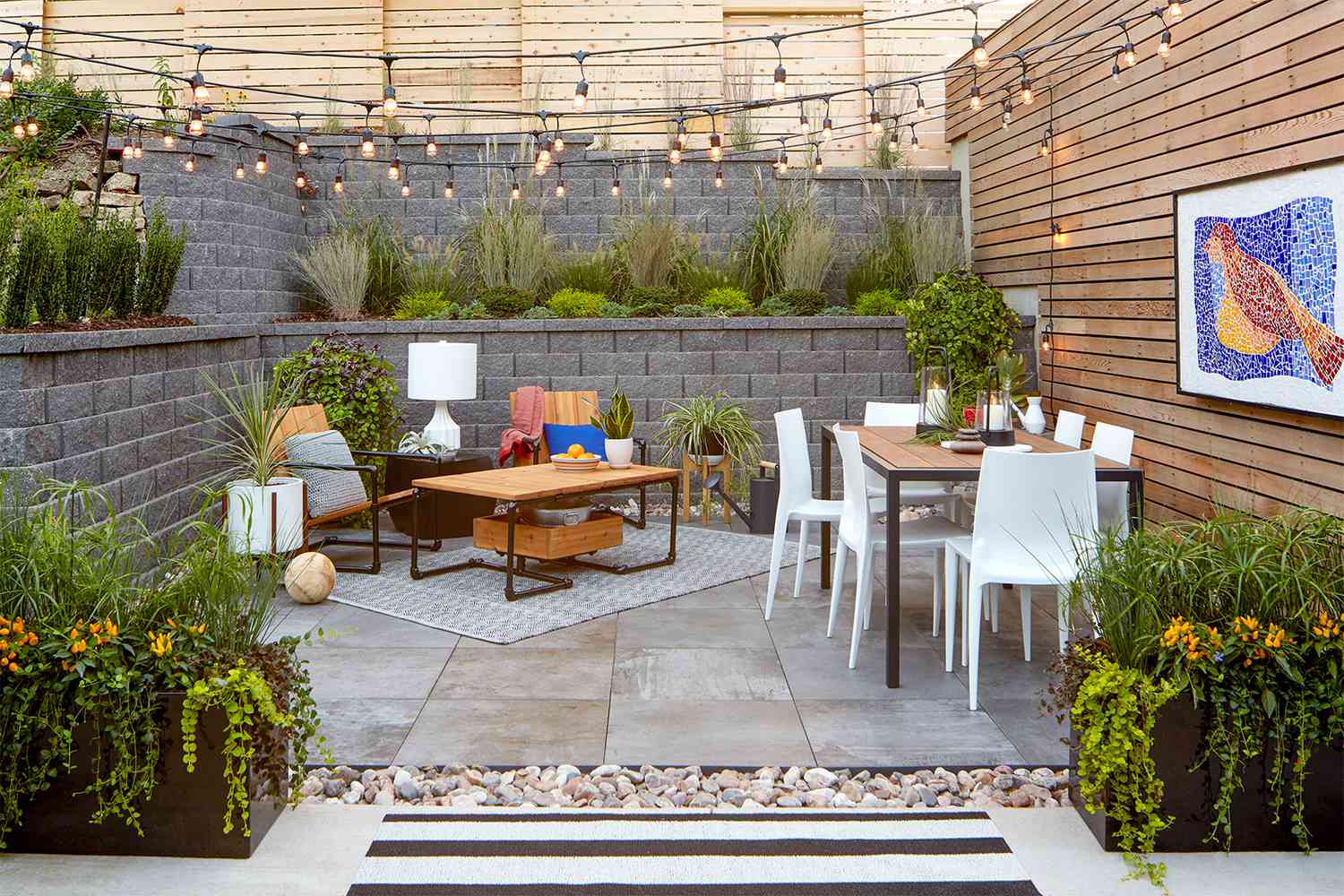 How To Install Poles Hang String Lights In Your Backyard Better Homes Gardens