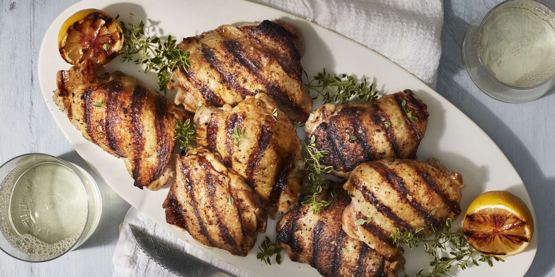 Grilled Bone-In Chicken Thighs Recipe