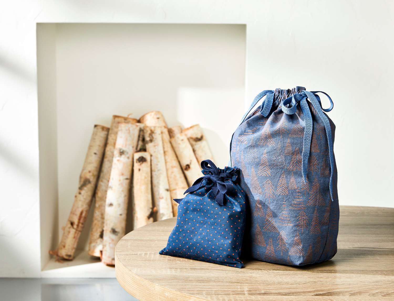 Cotton Fabric reusable gift bag zero waste Eco friendly fabric gift bag Fabric gift bag