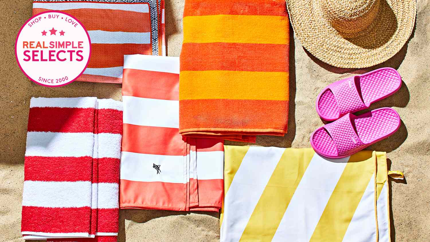 Cotton Cabana Stripe Beach Towel 4 Pack, Ink Blue Soft Absorbent Quick Dry Towel Set Bondi Collection.