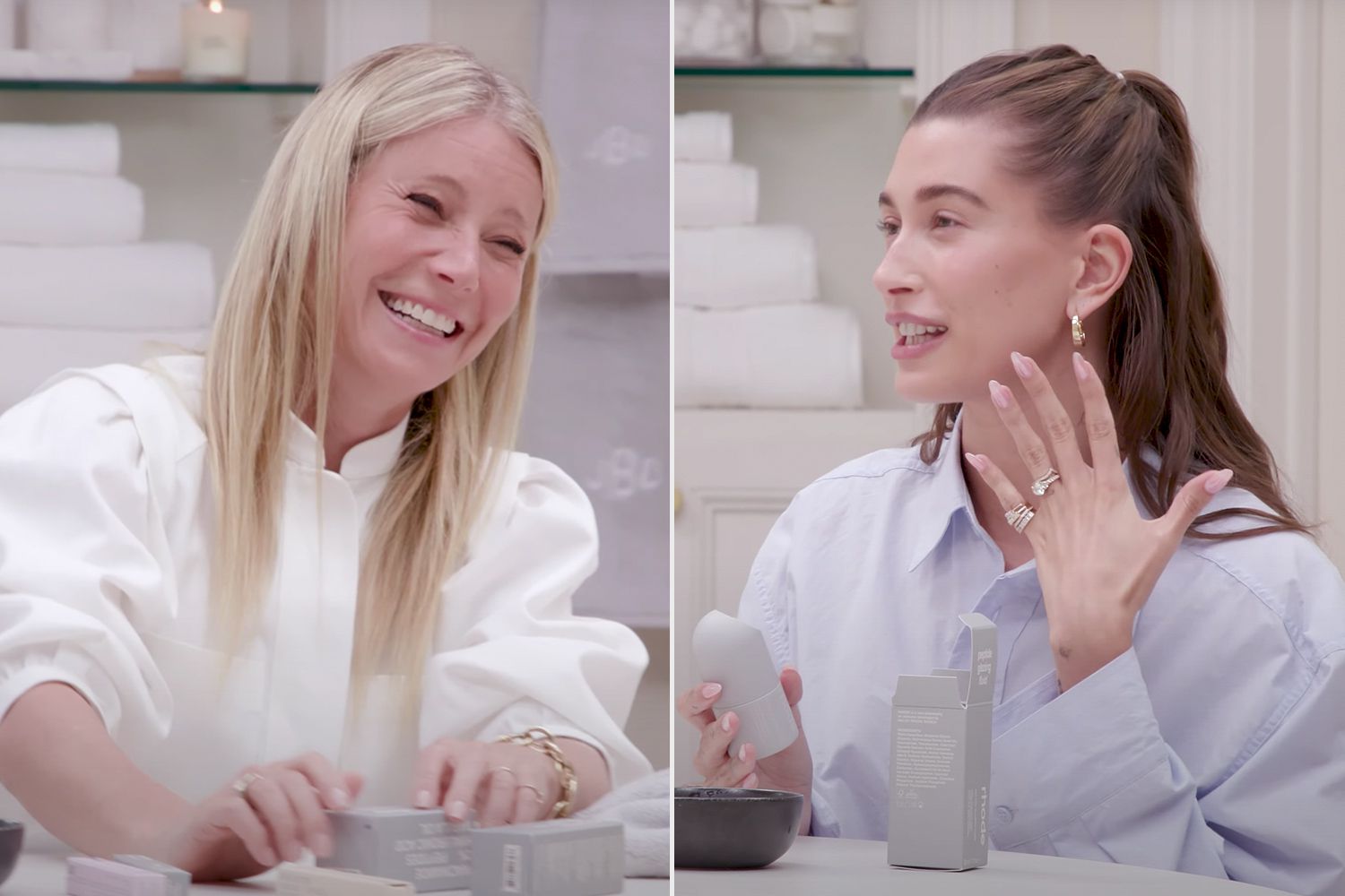 Gwyneth Paltrow Thought Hailey Bieber’s Glazed Donut Skincare Trend Was Something ‘Sexual’