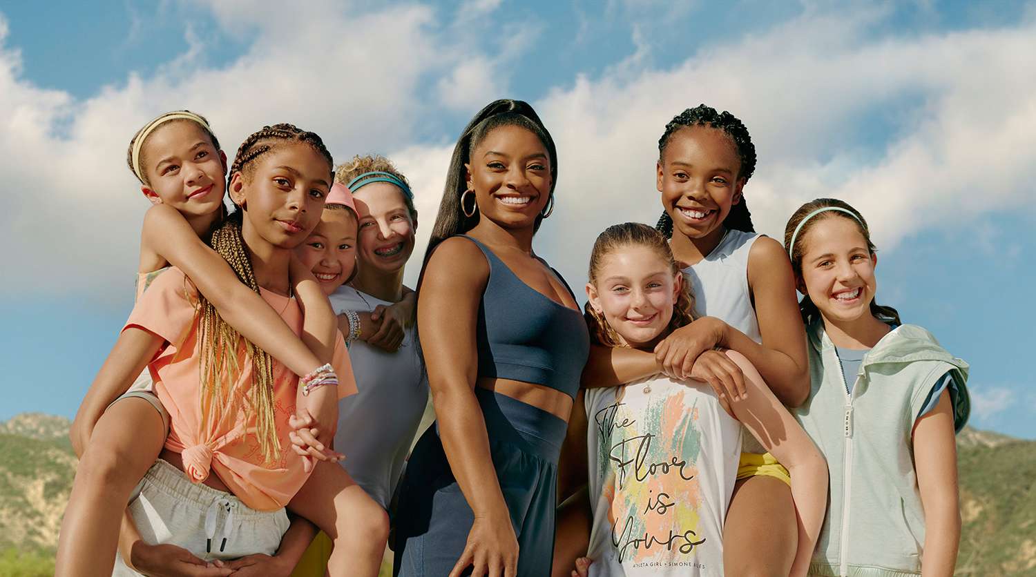 Simone Biles’ New Athleta Line Has Built-In Reminders for Young Girls That ‘No Dream Is Too Big’