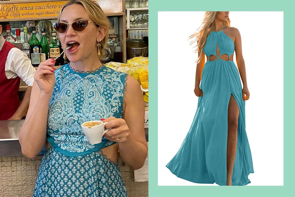 Kate Hudson Wore a Cutout Dress While Vacationing in Rome