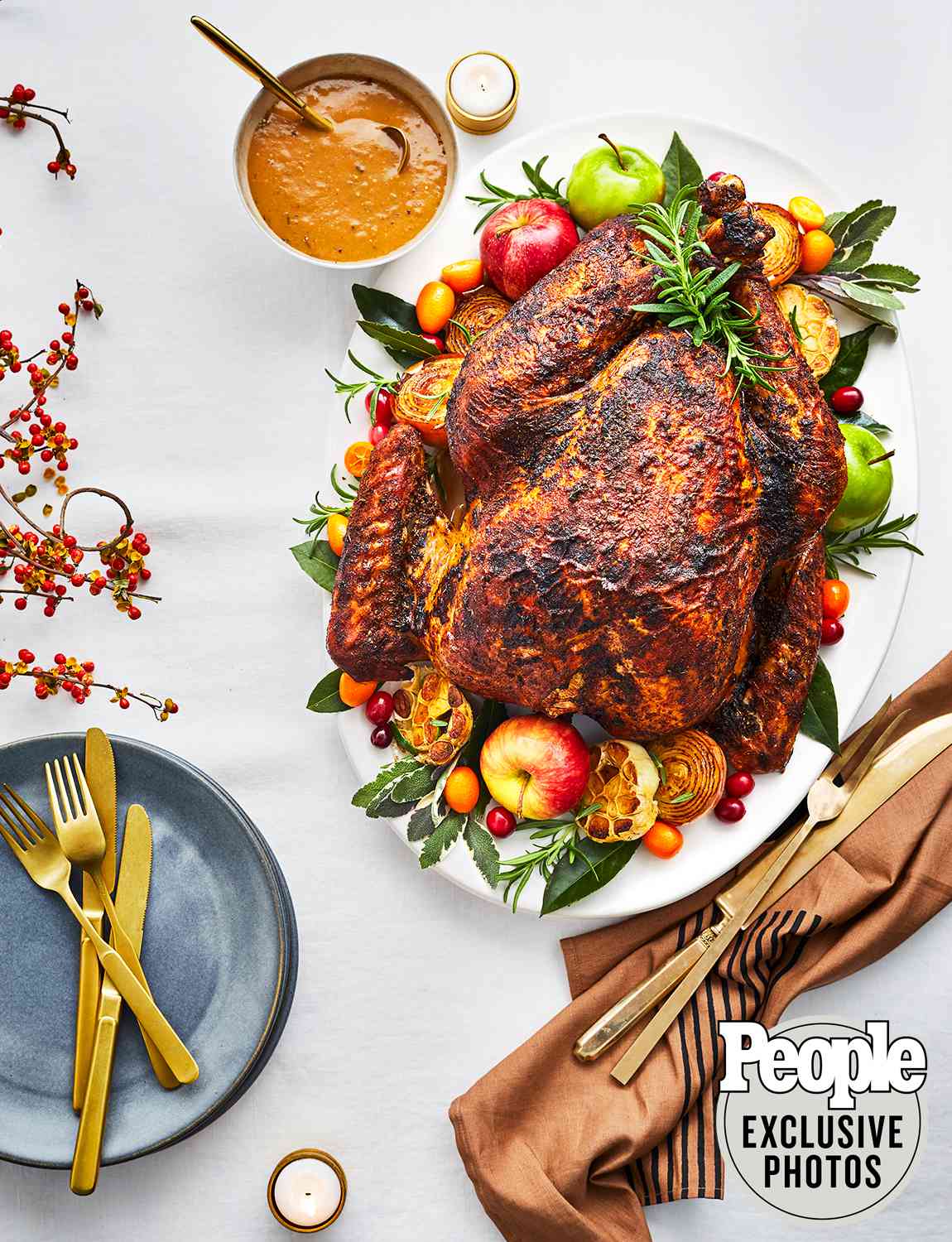 How to Make Curtis Stone's 'No-Fuss' Creole Roast Turkey and Gravy for Thanksgiving This Year