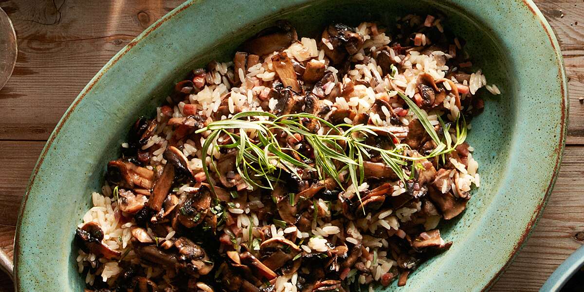 Herbed Mushroom & Rice Stuffing | Rachael Ray In Season