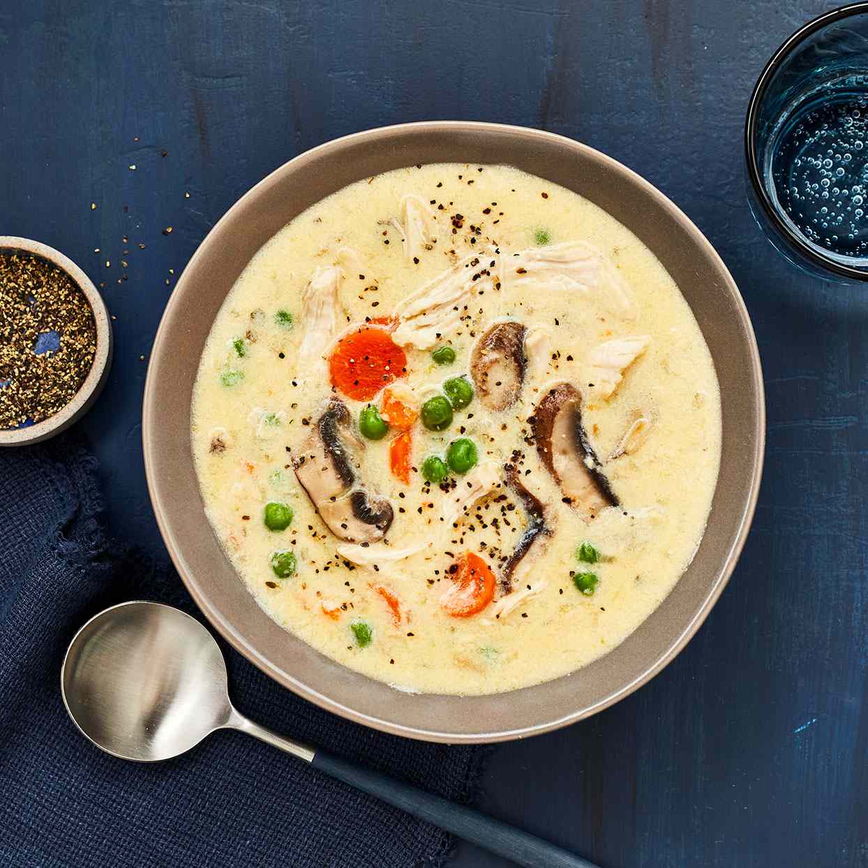Creamy Chicken & Mushroom Soup Recipe | EatingWell