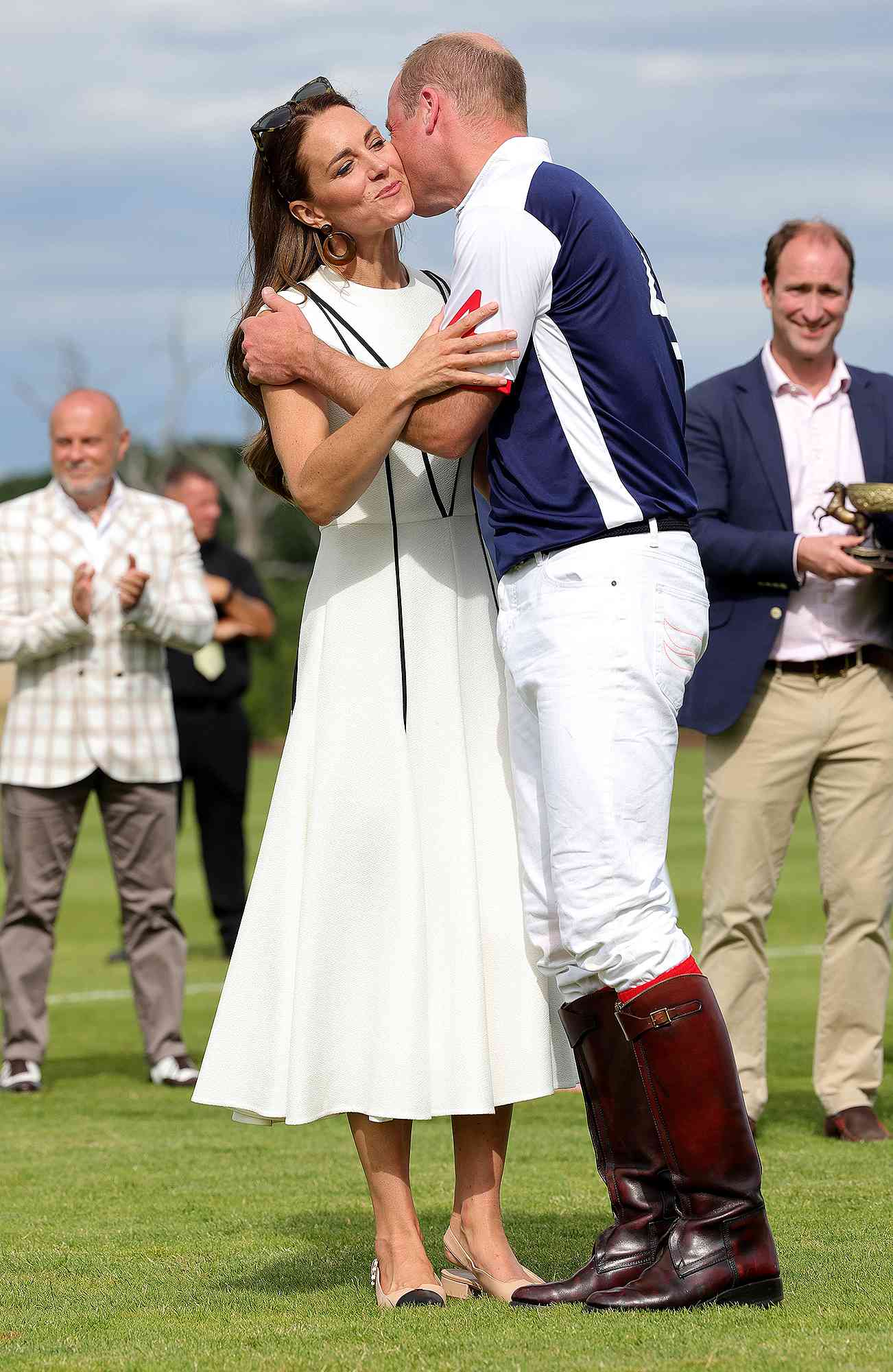 Kate Middleton and Prince William Share Rare PDA at Polo Match: See the Pics!