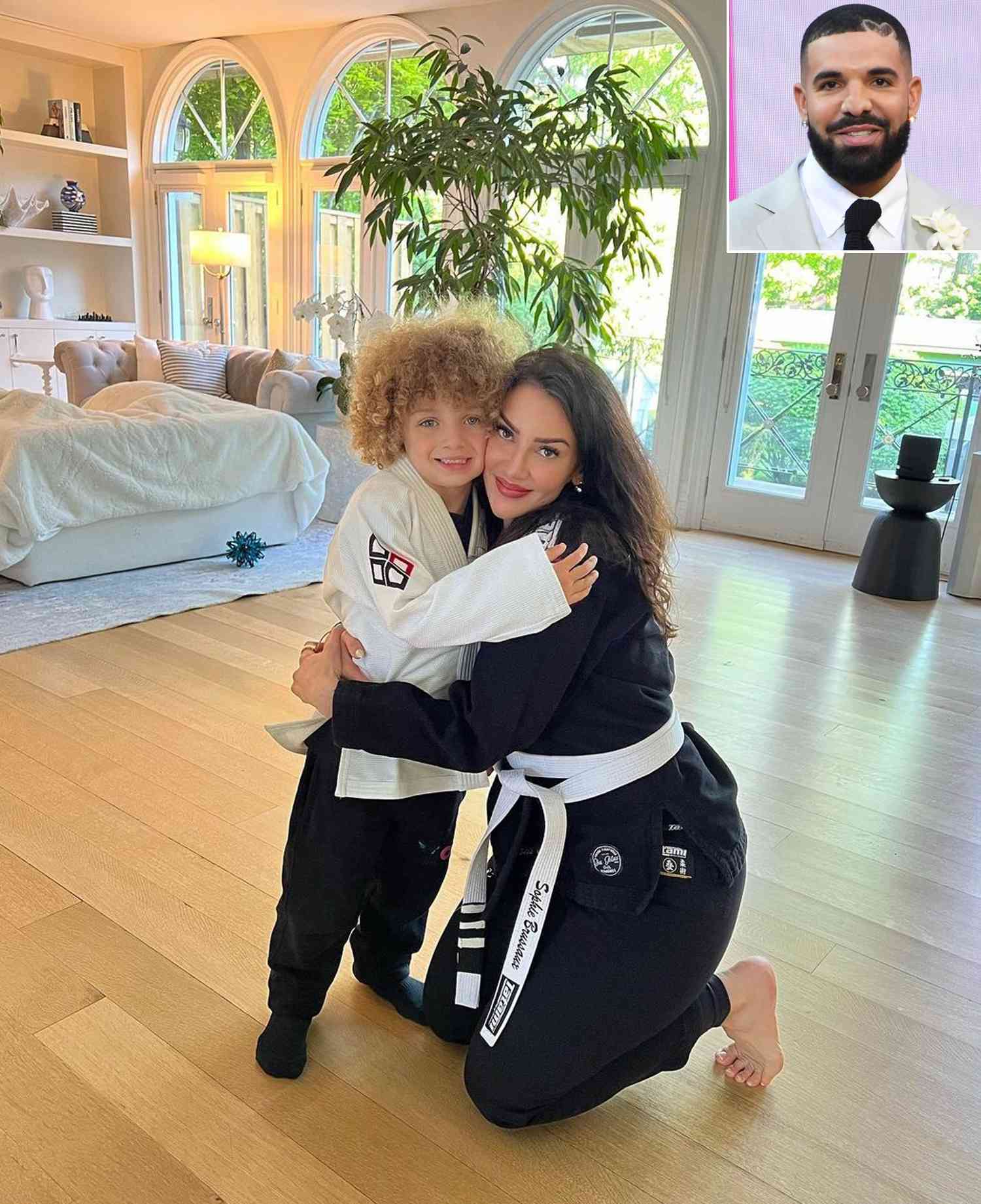 Sophie Brussaux Shares Photo of Her and Adonis in Martial Arts Uniforms