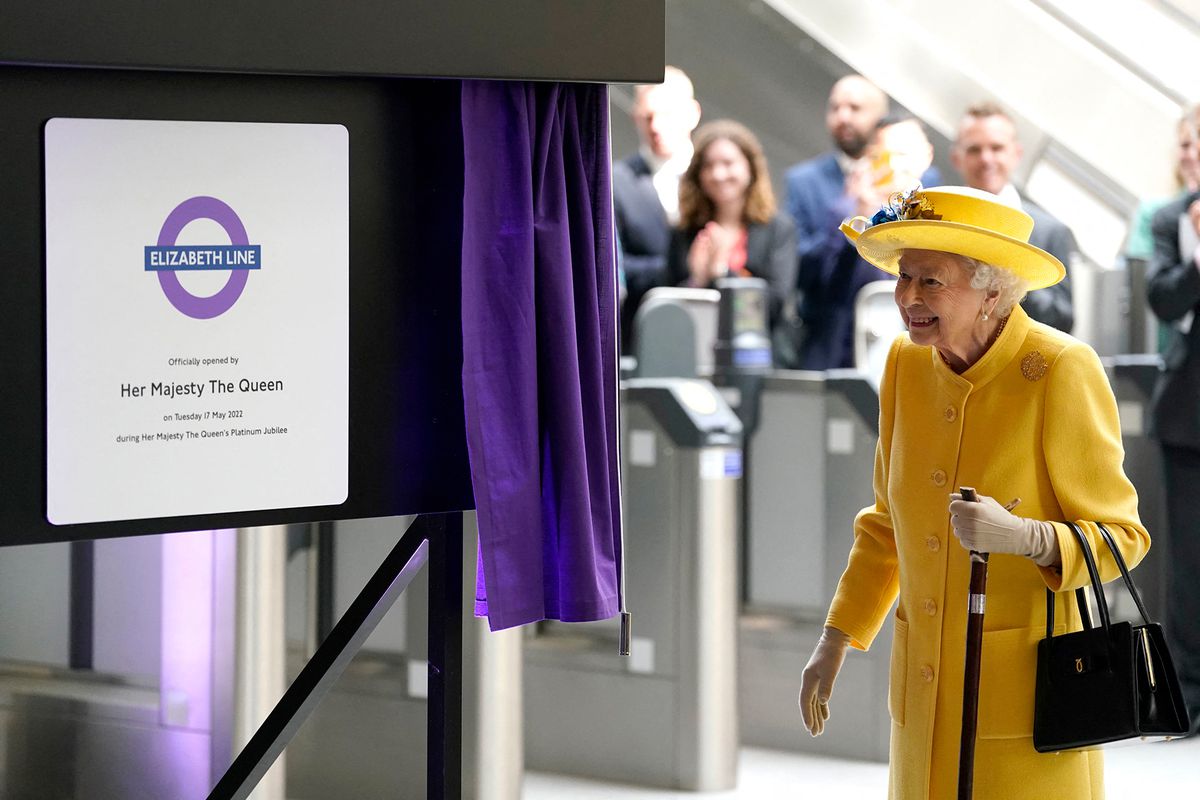 Queen Elizabeth Just Made a Surprise Appearance at a London Train Station — Here's Why