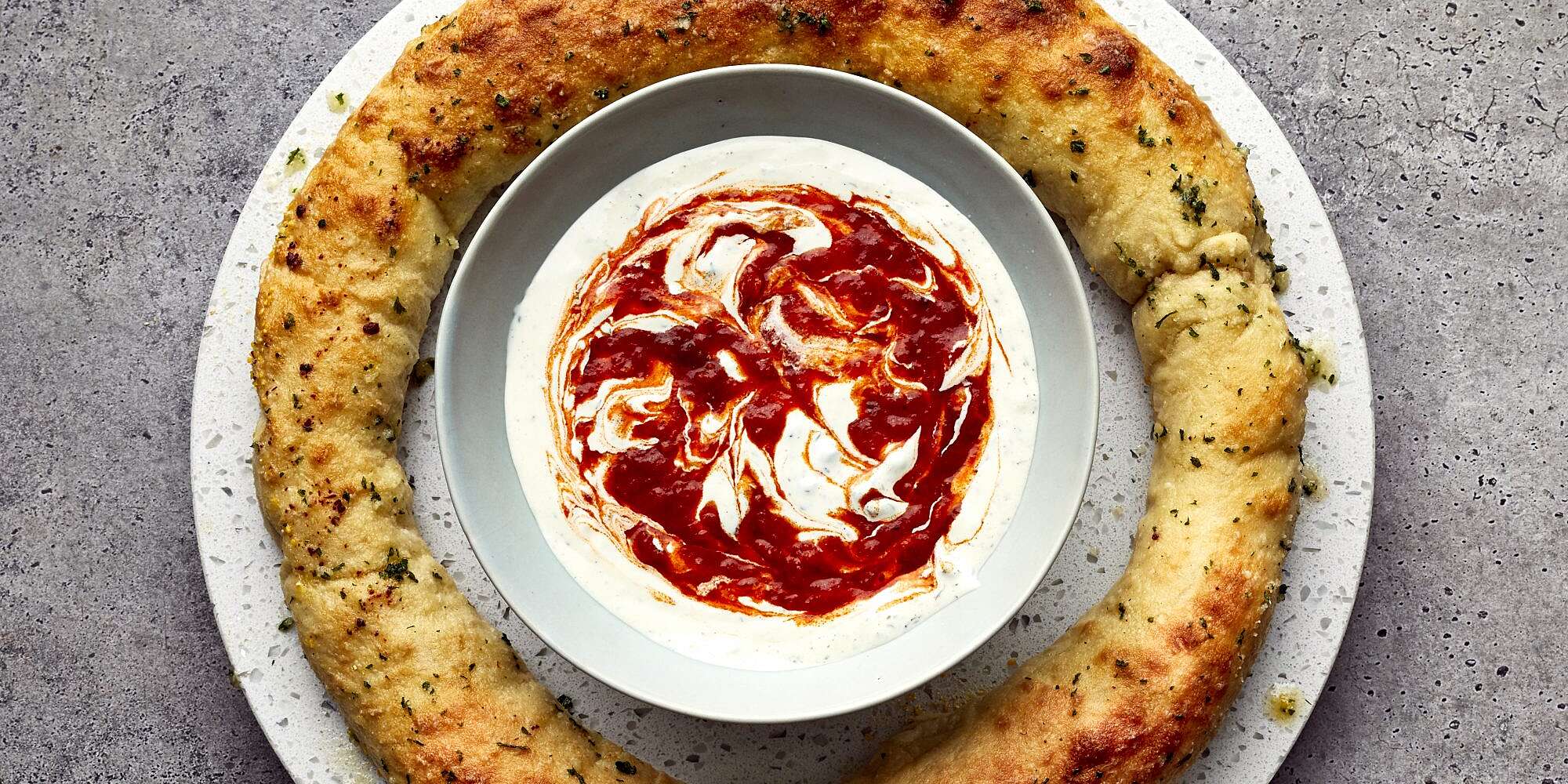 Cheesy Stuffed Pizza Crust Ring Recipe