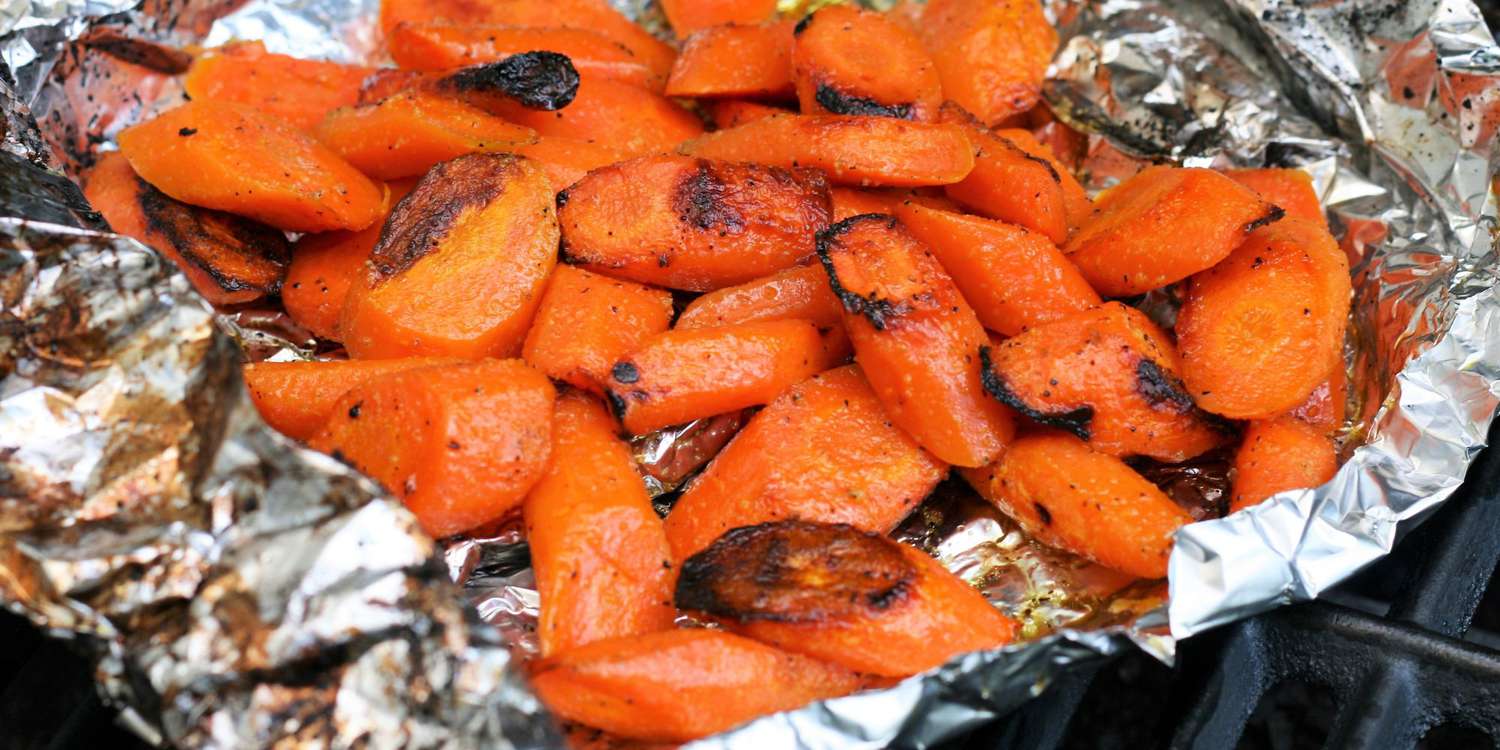 Grilled Carrots in Foil