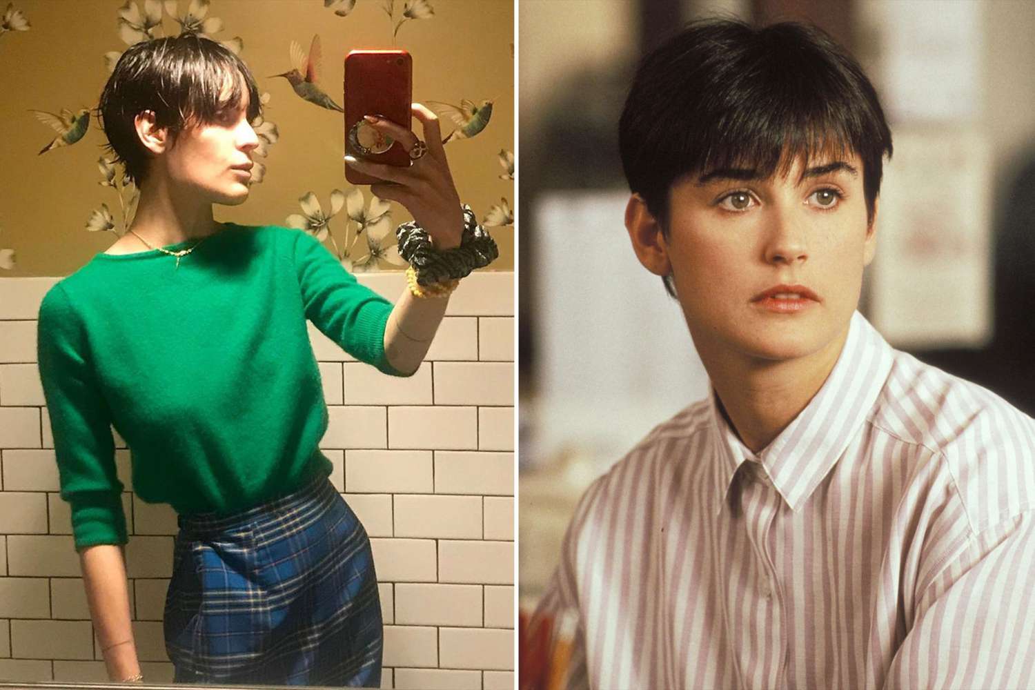 Tallulah Willis Channels Mom Demi Moore's Ghost Hairstyle | PEOPLE.com