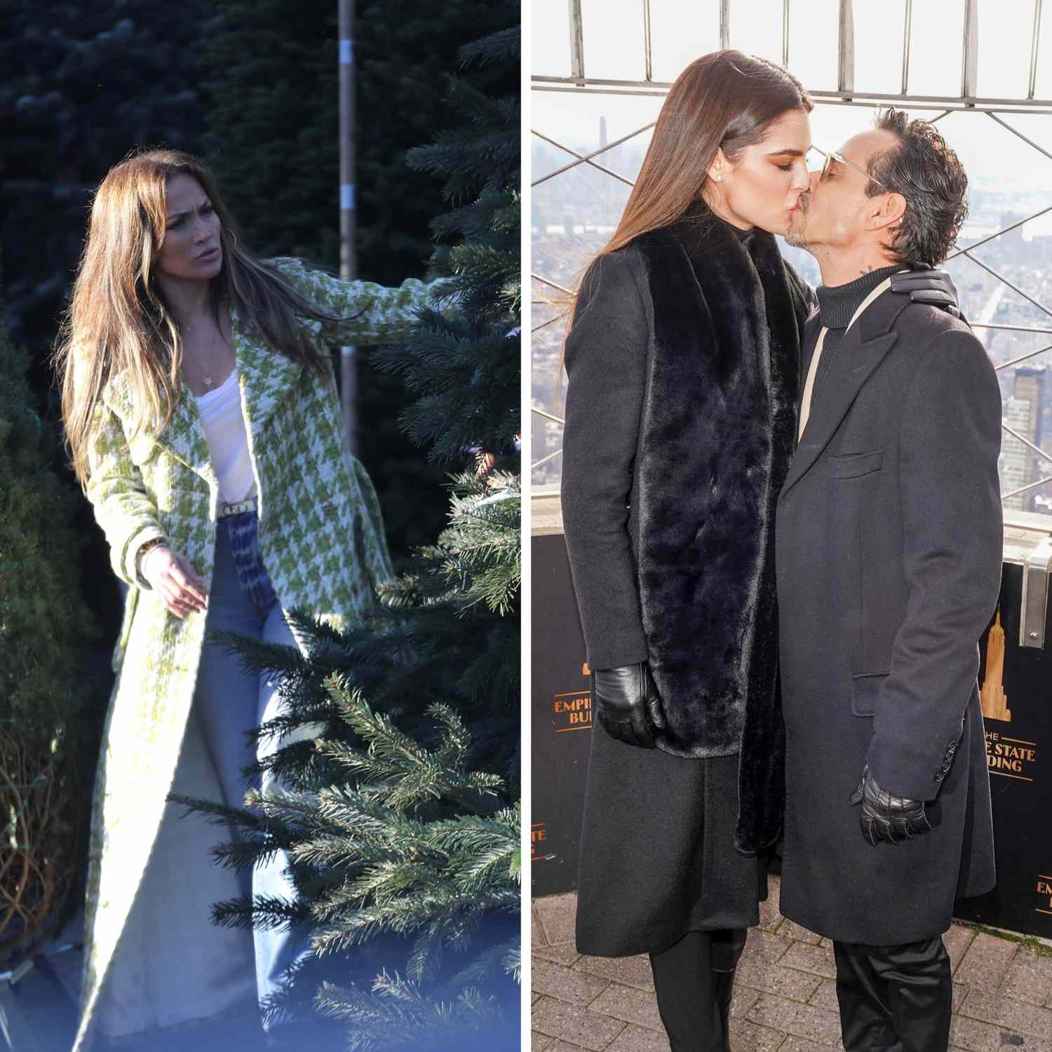 JLo y Ben Affleck compran su primer árbol de Navidad como esposos: mira las mejores fotos de los famosos