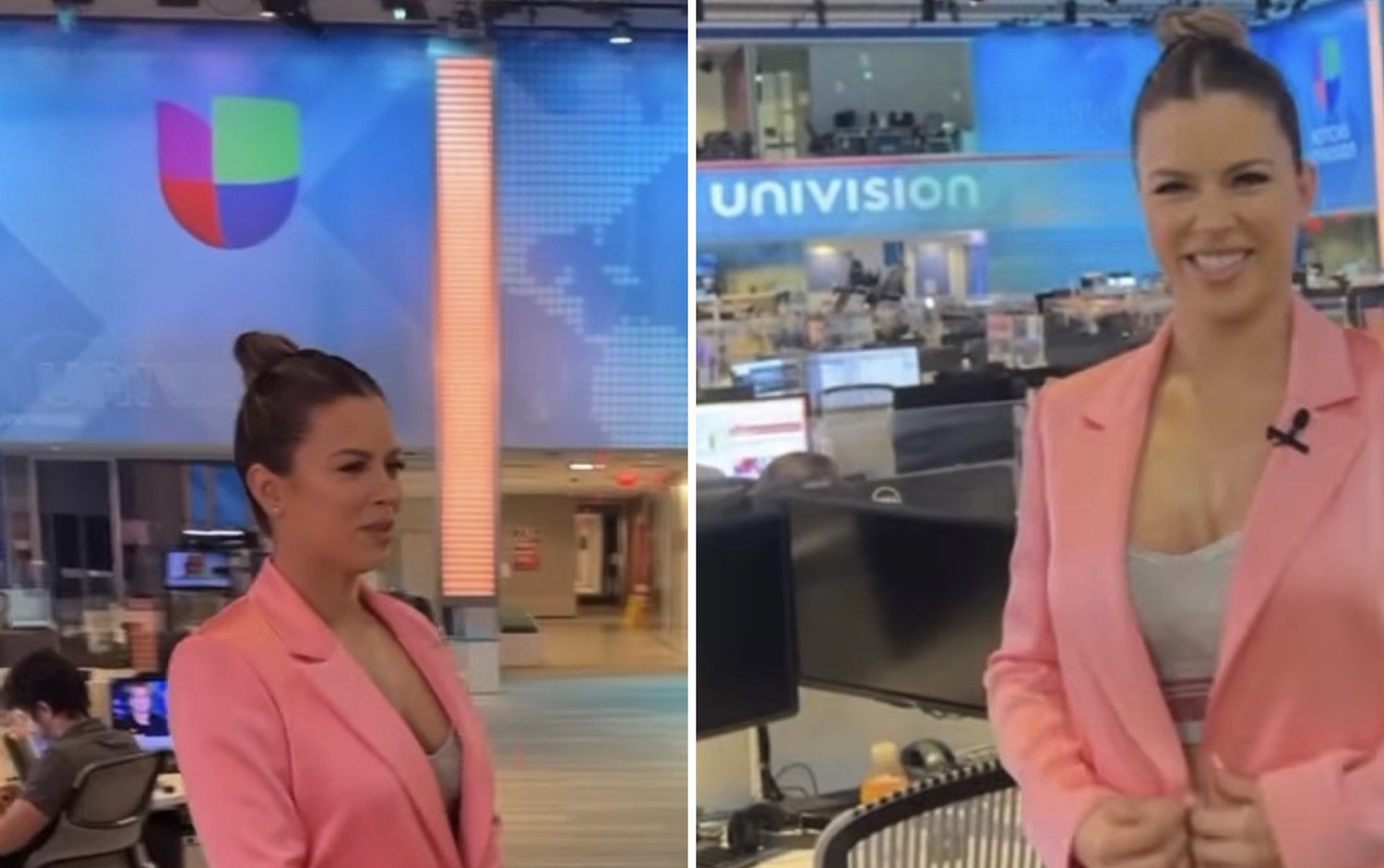 ¡Sorpresa! ¿Qué hace Ximena Duque en las instalaciones de Univision?