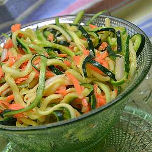 Zucchini and Carrot Coleslaw