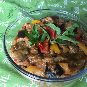 Vegan Eggplant Curry with Fresh Mint