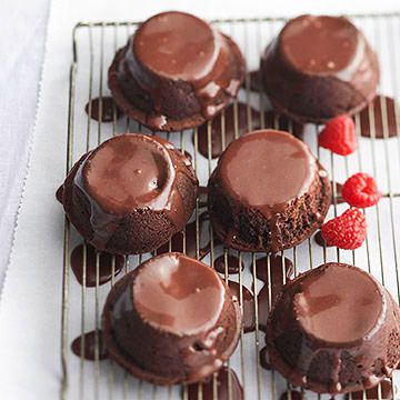 Dark Chocolate-Raspberry Cupcakes